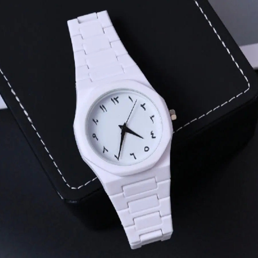 Black aura wrist watch