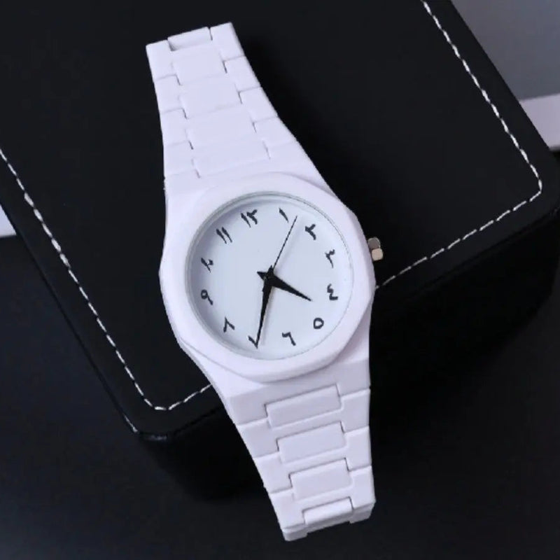 Black aura wrist watch